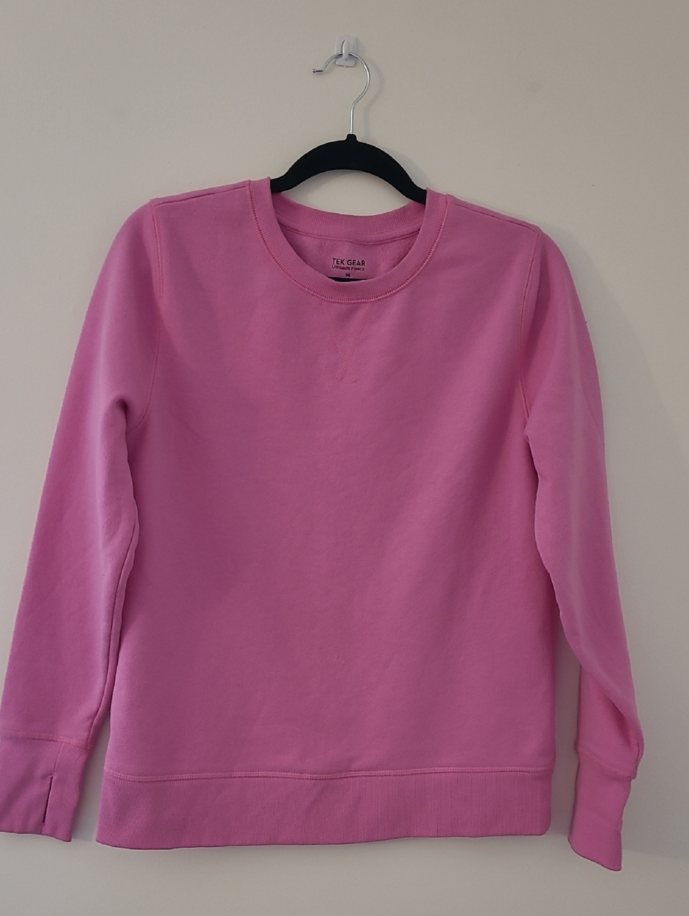 tek gear Pink Crewneck Sweatshirt for Women Size Med